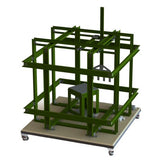 Three-Axis Helmholtz Coils, 1.2-Meter Square (SpinCoil-SQ-1200)